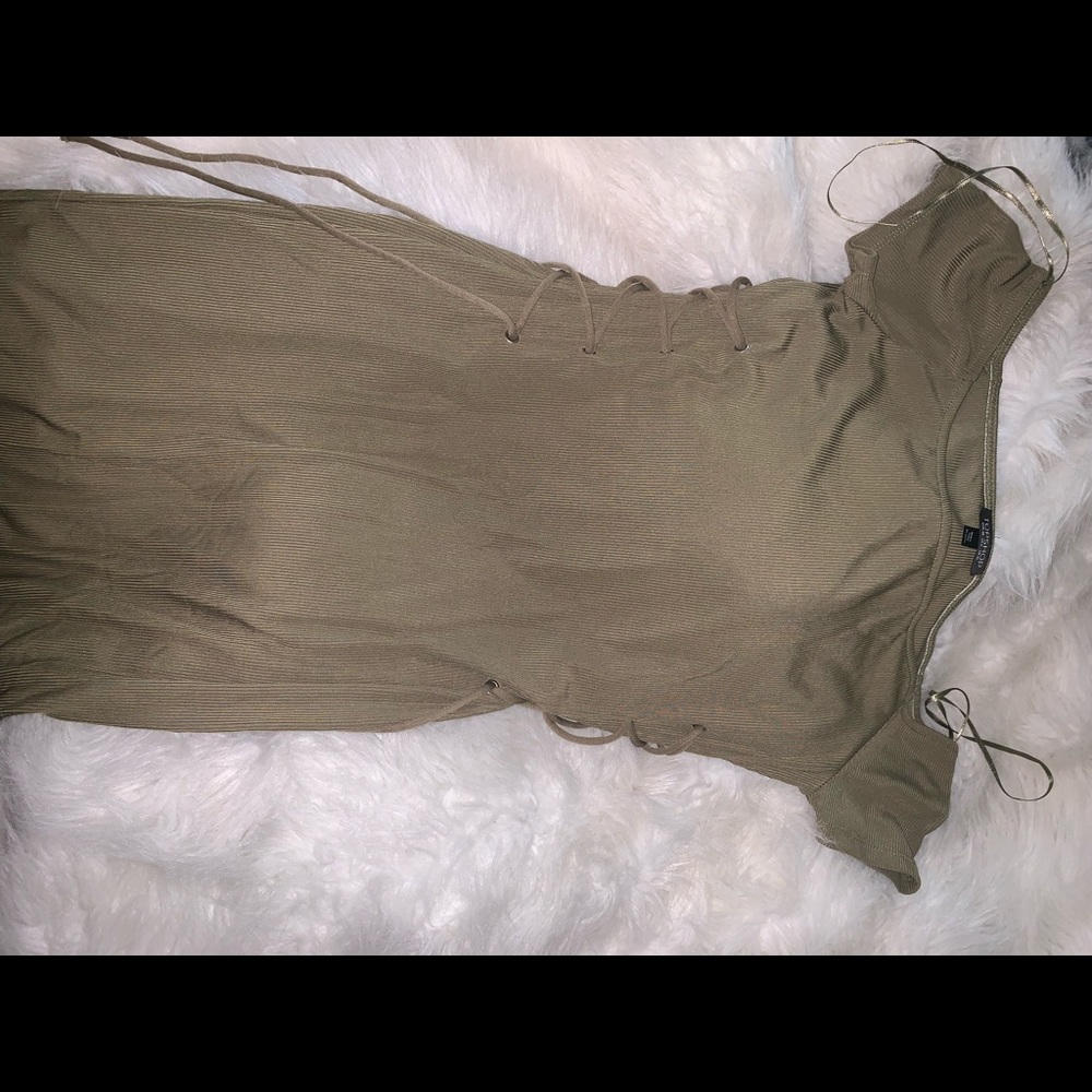 Green TopShop dress